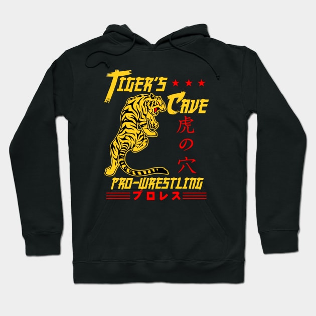 Tiger's Cave Pro Wrestling Hoodie by buby87